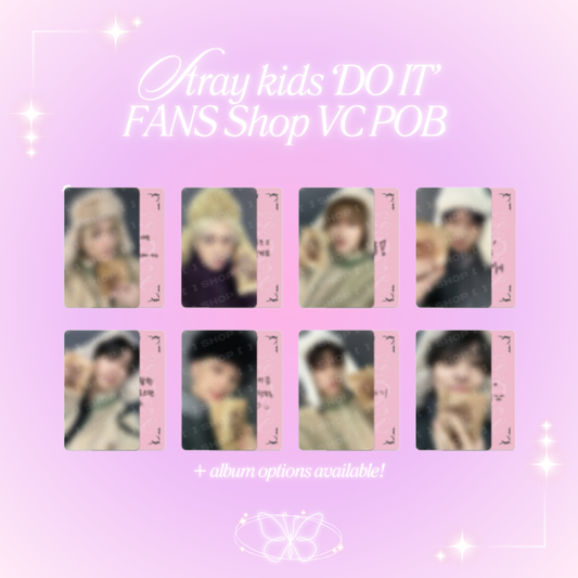 [PRE-ORDER] Stray Kids 'DO IT' FANS Shop VC POB Benefit Photocard