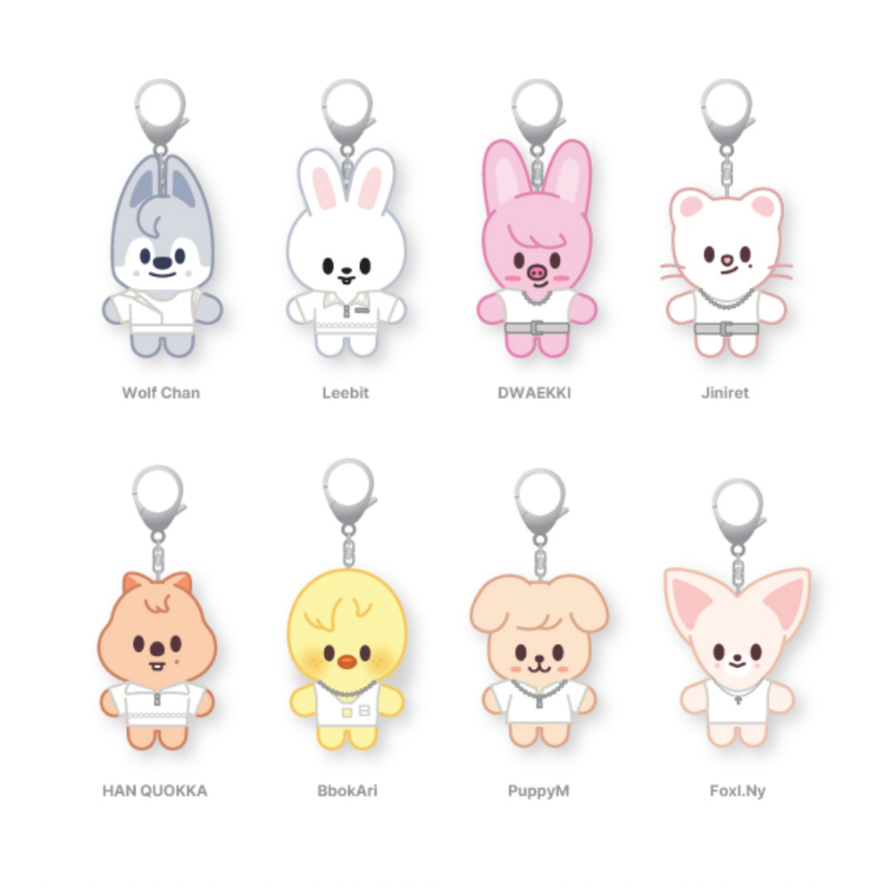 [PRE-ORDER] SKZOO Costume Plush Keyring - Stray Kids 'THIS & THAT' Pop Up Store