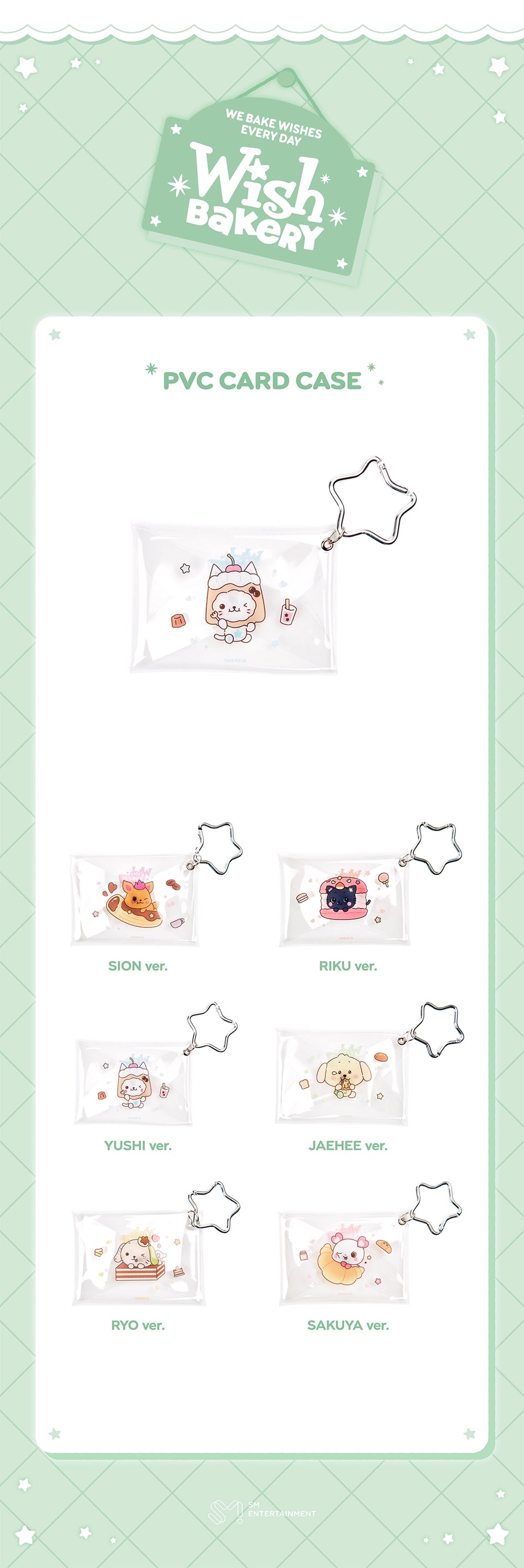 [PRE-ORDER] PVC Card Case - NCT Wish 2026 Pop Up [WISH BAKERY] MD