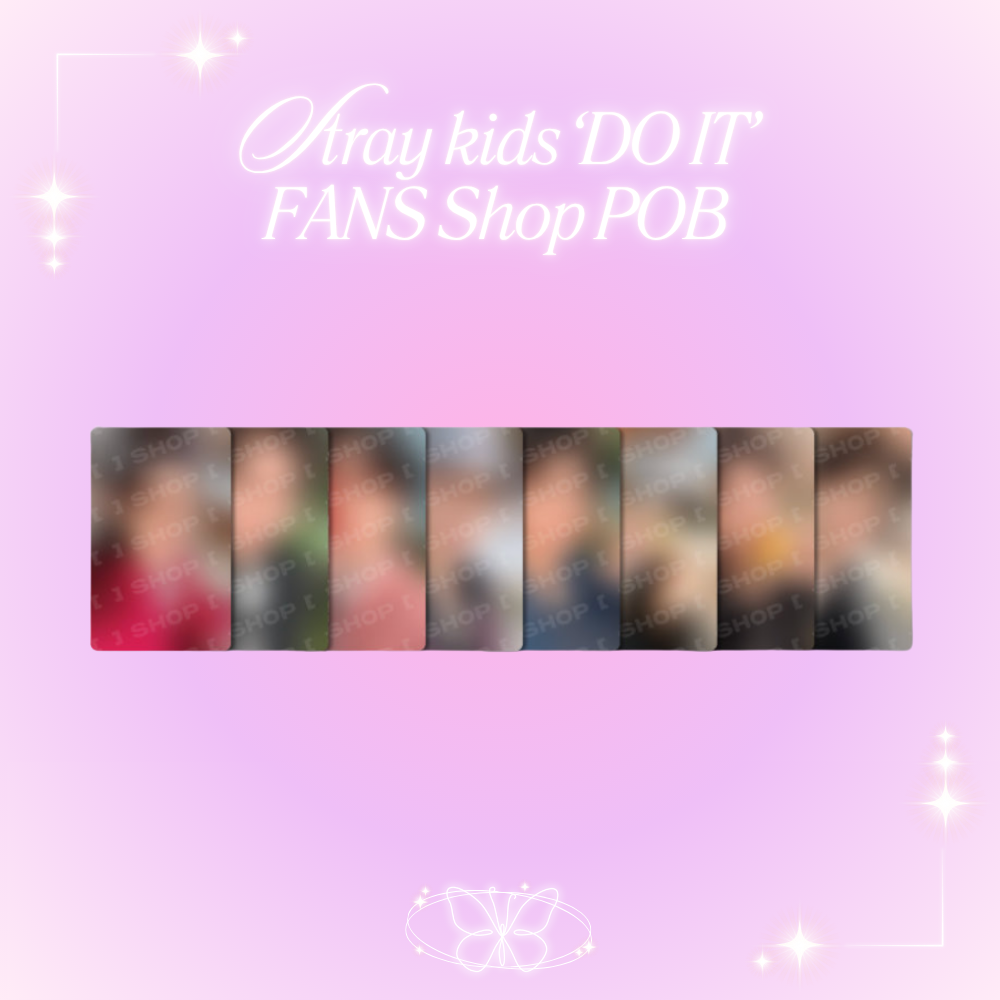 Stray Kids IT TAPE 'DO IT' FANS Shop POB Benefit Photocard