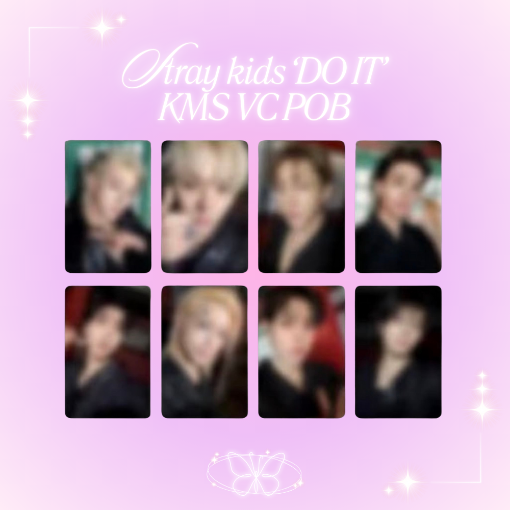 [PRE-ORDER] Stray Kids IT TAPE 'DO IT' KMStation VC POB Benefit Photocard