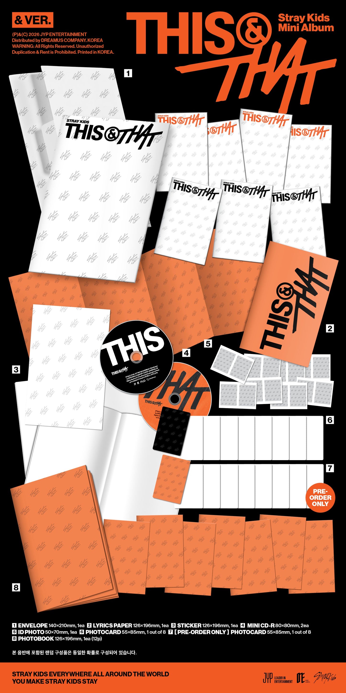[PRE-ORDER] Stray Kids 10th Mini Album - THIS & THAT (& Ver.) (with Pre-Order Benefit Photocard)