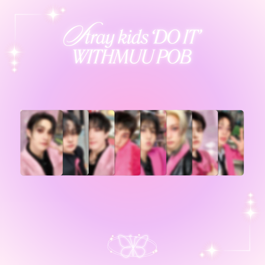 [PRE-ORDER] Stray Kids IT TAPE 'DO IT' WITHMUU POB Benefit Photocard