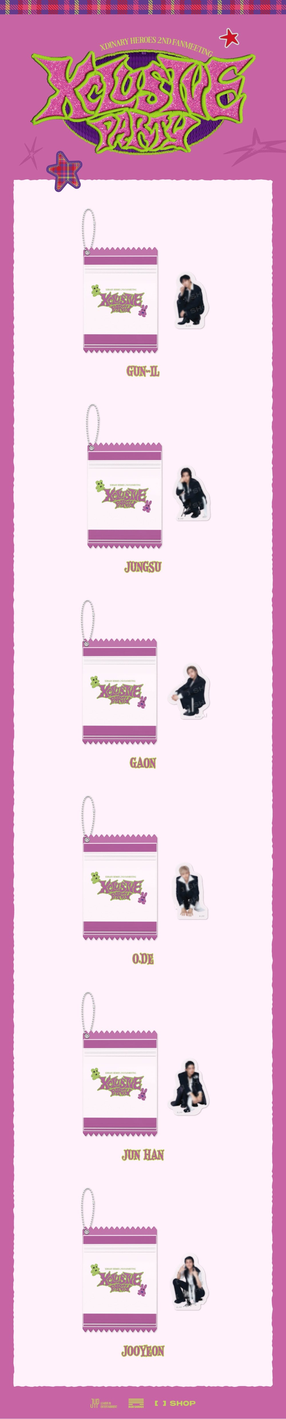 [PRE-ORDER] Mini Acrylic Block - Xdinary Heroes 2nd Fanmeeting Xclusive Party MD