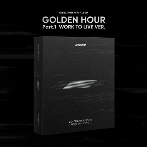 ATEEZ 10th Mini Album - GOLDEN HOUR : Part.1 (Work to Live Ver.)