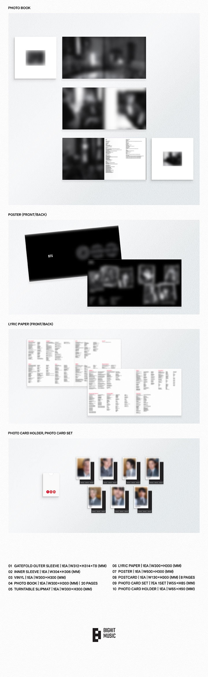[PRE-ORDER] BTS 5th Album - ARIRANG Deluxe Vinyl (B&W & Color Ver.)