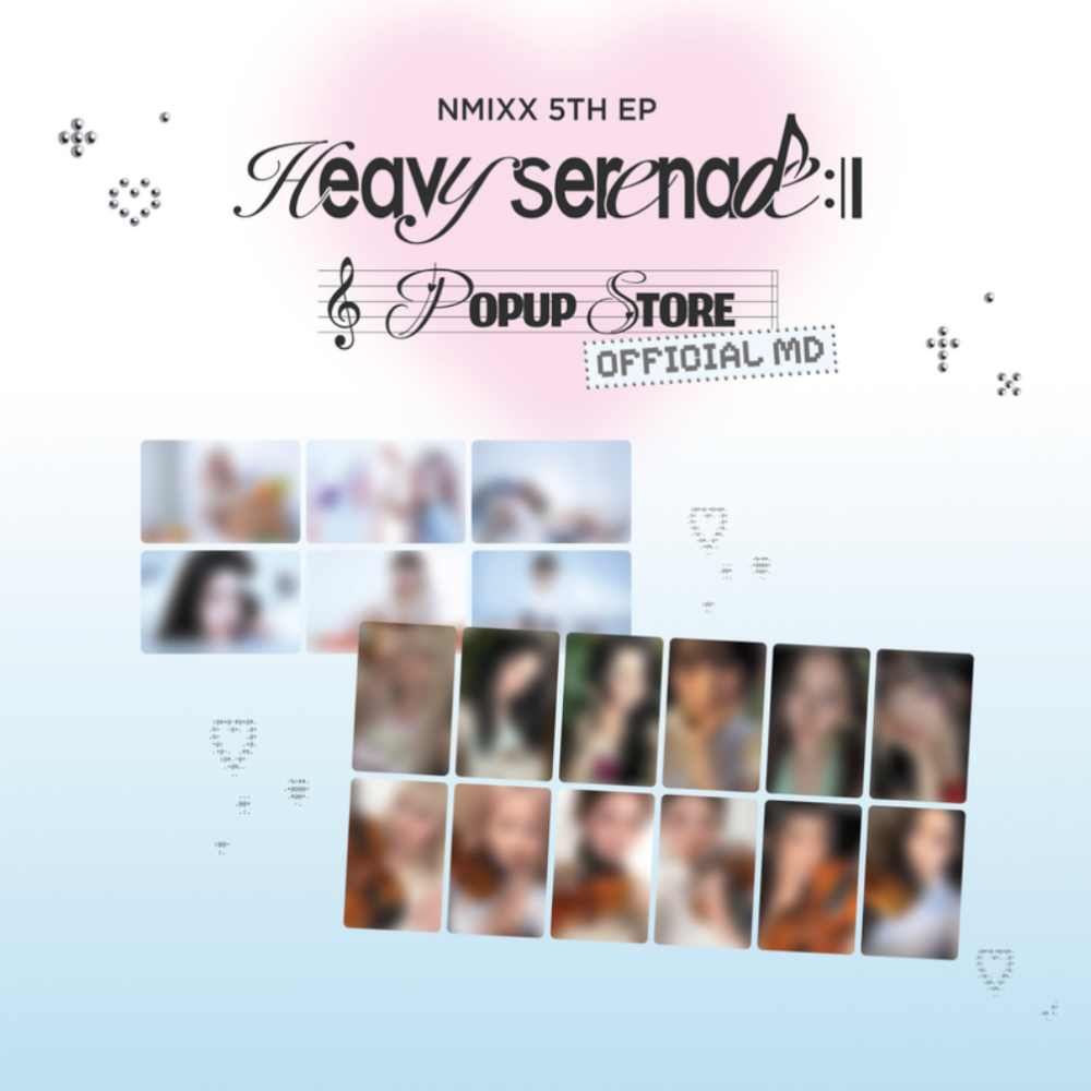 [PRE-ORDER] Lenticular Photocard Set - NMIXX [Heavy Serenade] Pop-Up Store MD