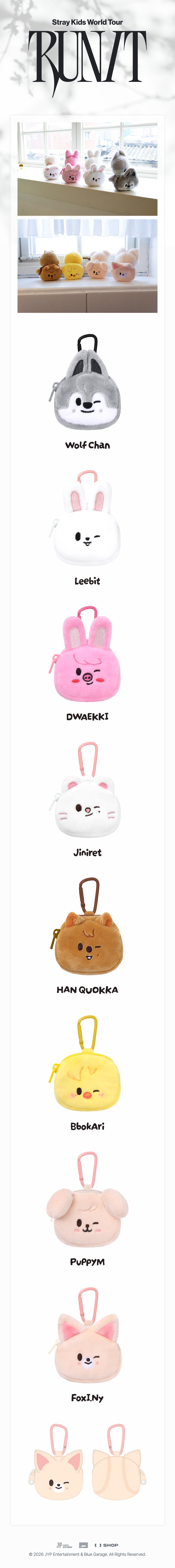 [PRE-ORDER] SKZOO Mini Backpack Keyring - Stray Kids World Tour 'RUN IT' MD