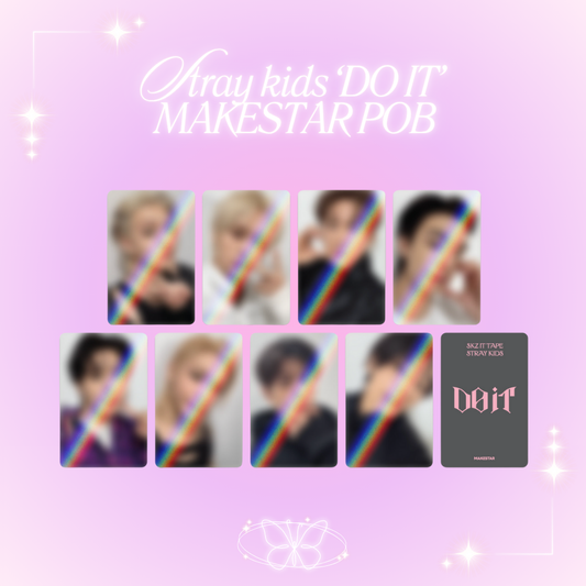 [PRE-ORDER] Stray Kids IT TAPE 'DO IT' MAKESTAR POB Benefit Photocard