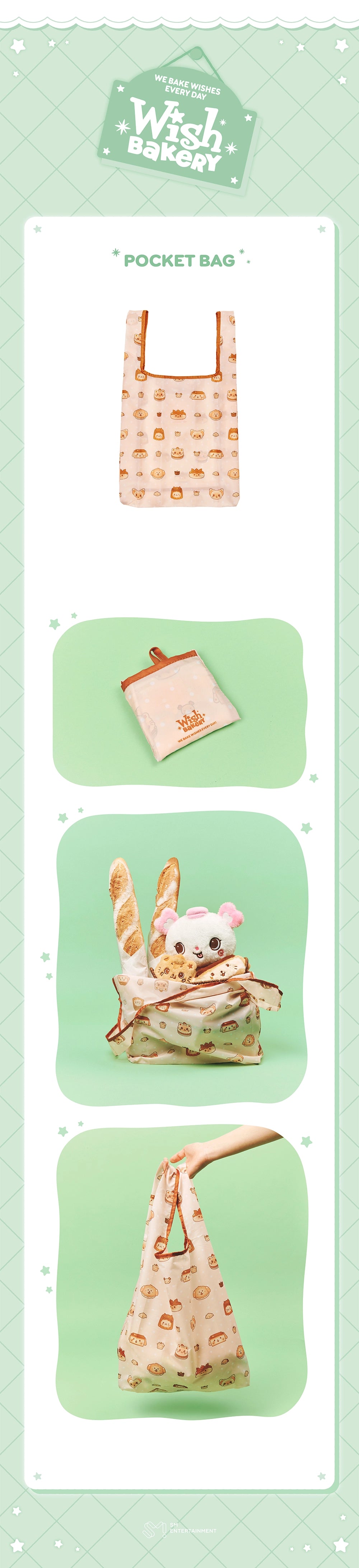 [PRE-ORDER] Pocket Bag - NCT Wish 2026 Pop Up [WISH BAKERY] MD