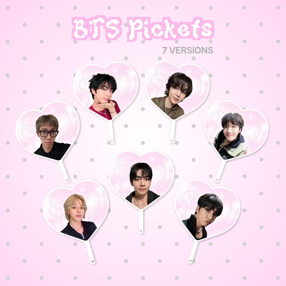 [PRE-ORDER] BTS Heart Pickets - blosskittyco