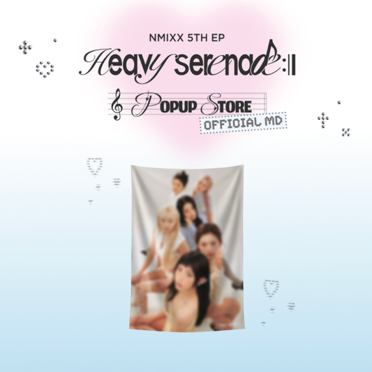 [PRE-ORDER] Chiffon Fabric Poster - NMIXX [Heavy Serenade] Pop-Up Store MD
