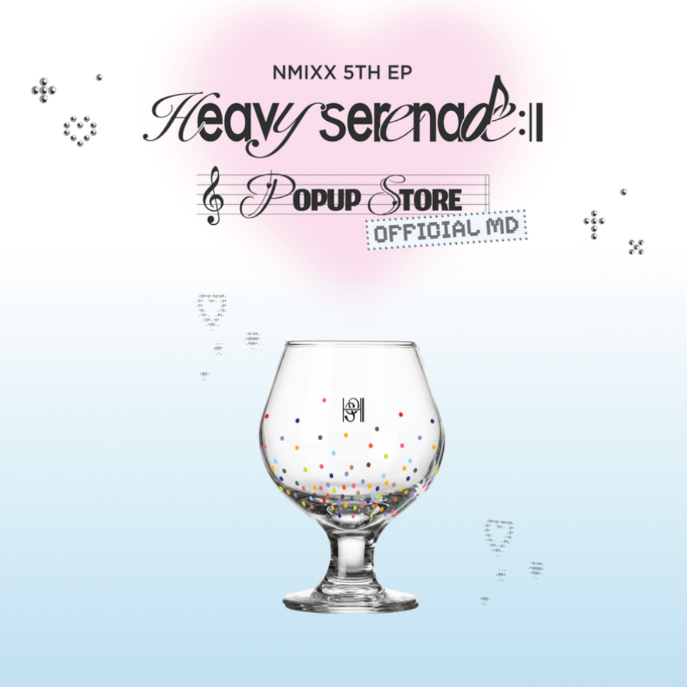 [PRE-ORDER] Goblet Glass - NMIXX [Heavy Serenade] Pop-Up Store MD