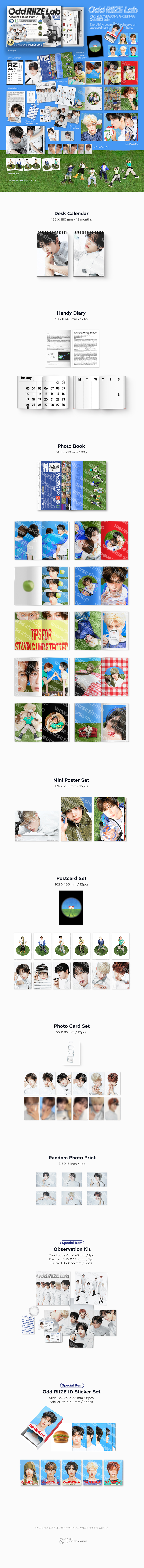 [PRE-ORDER] RIIZE 2027 Seasons Greetings 'Odd RIIZE Lab'