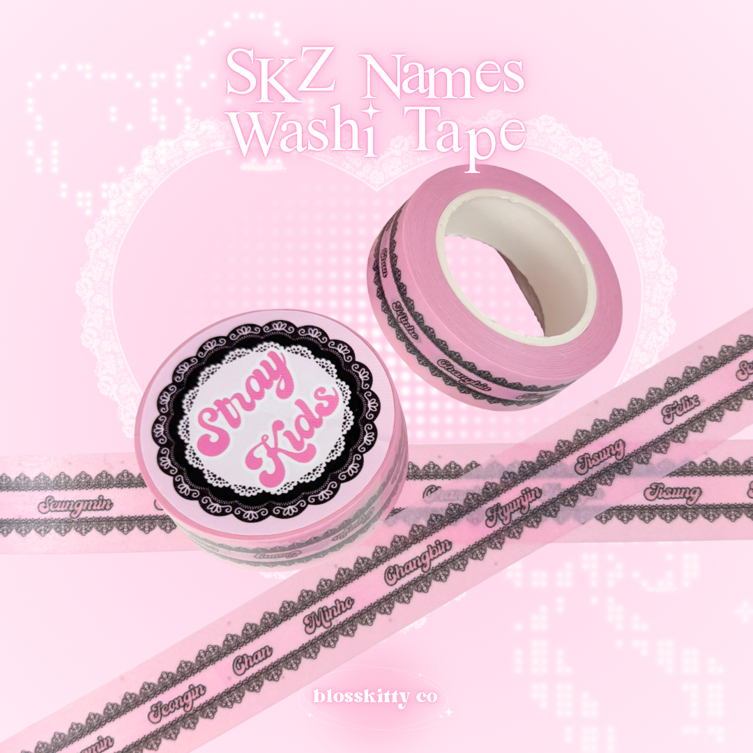 SKZ Names Washi Tape [PREORDER]