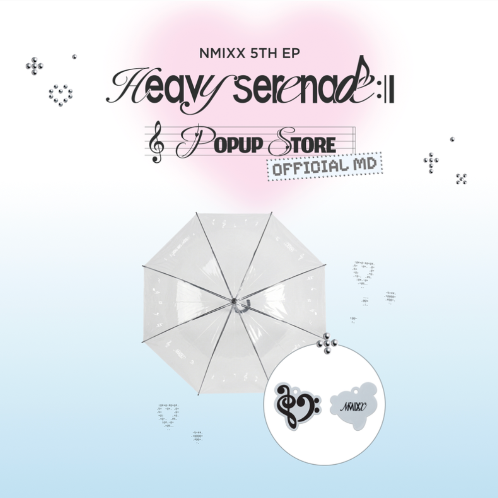 [PRE-ORDER] Umbrella & Umbrella-Ring Set - NMIXX [Heavy Serenade] Pop-Up Store MD