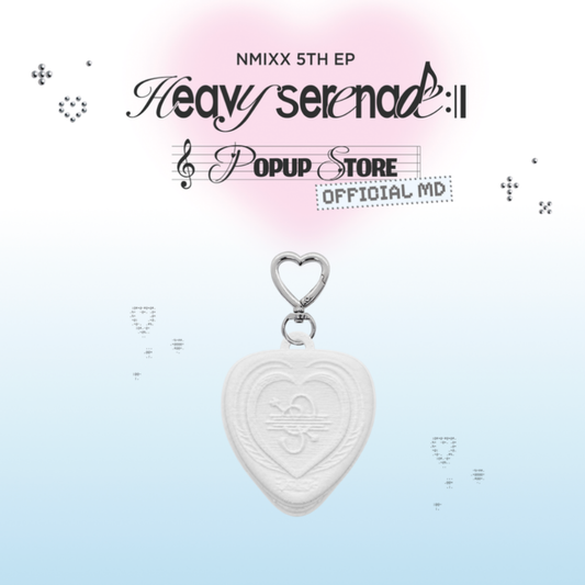 [PRE-ORDER] Heart Clicker Keyring - NMIXX [Heavy Serenade] Pop-Up Store MD
