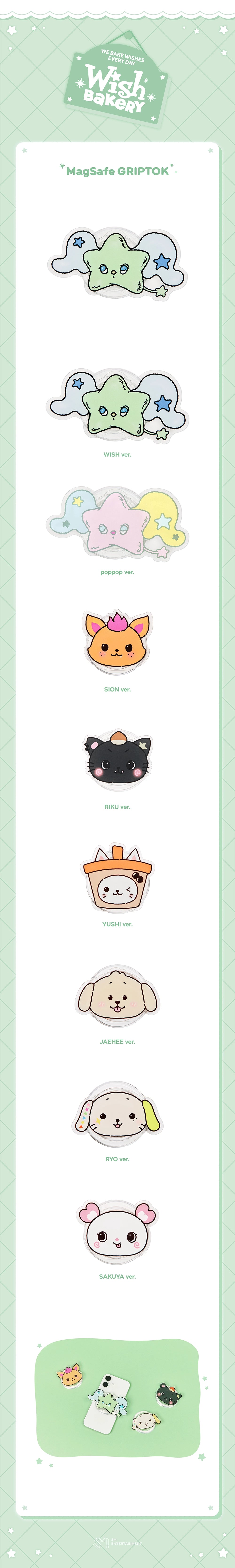 [PRE-ORDER] MagSafe Smarttok - NCT Wish 2026 Pop Up [WISH BAKERY] MD