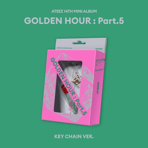 [PRE-ORDER] ATEEZ 14th Mini Album - GOLDEN HOUR : Part.5 KEY CHAIN Version (with Pre-Order Benefit Photocard)