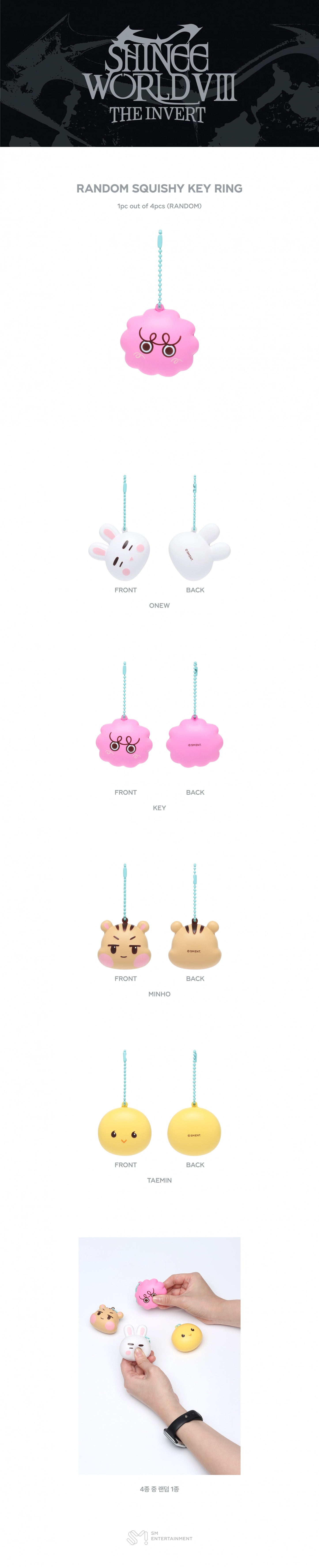 [PRE-ORDER] Random Squishy Keyring - SHINee 2026 World Tour [THE INVERT] MD