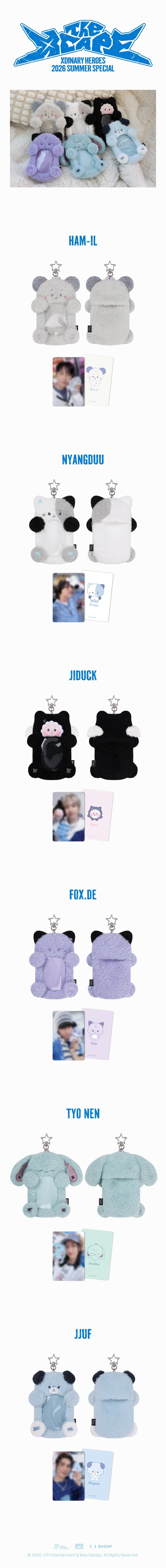 [PRE-ORDER] Xdinary Monsters Reel Holder - Xdinary Heroes 2026 Summer Special 'The Xcape' MD