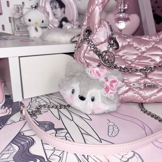 [PRE-ORDER] Wolf Chan SKZRIO Plush Bag Charm - blosskittyco