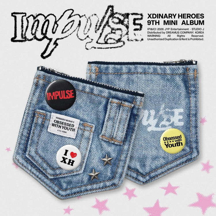 [PRE-ORDER] Xdinary Heroes 8th Mini Album - IMPULSE (DENIM POUCH Version)
