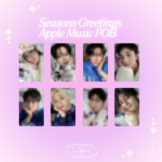 [PRE-ORDER] Stray Kids Seasons Greetings 'STARLIGHT SUPPER CLUB' Apple Music POB Benefit Photocard