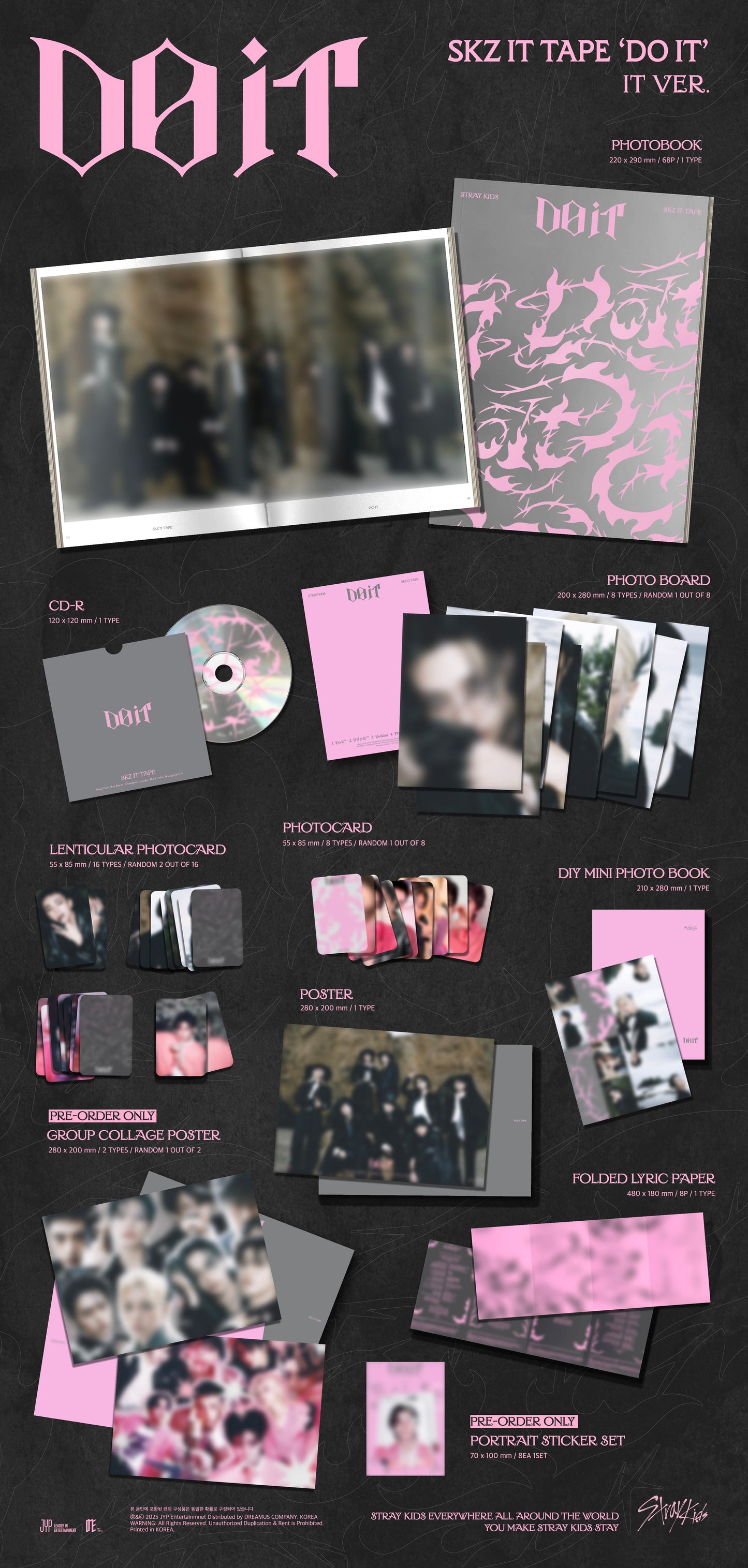 [PRE-ORDER] Stray Kids IT TAPE 'DO IT' (IT Ver.)