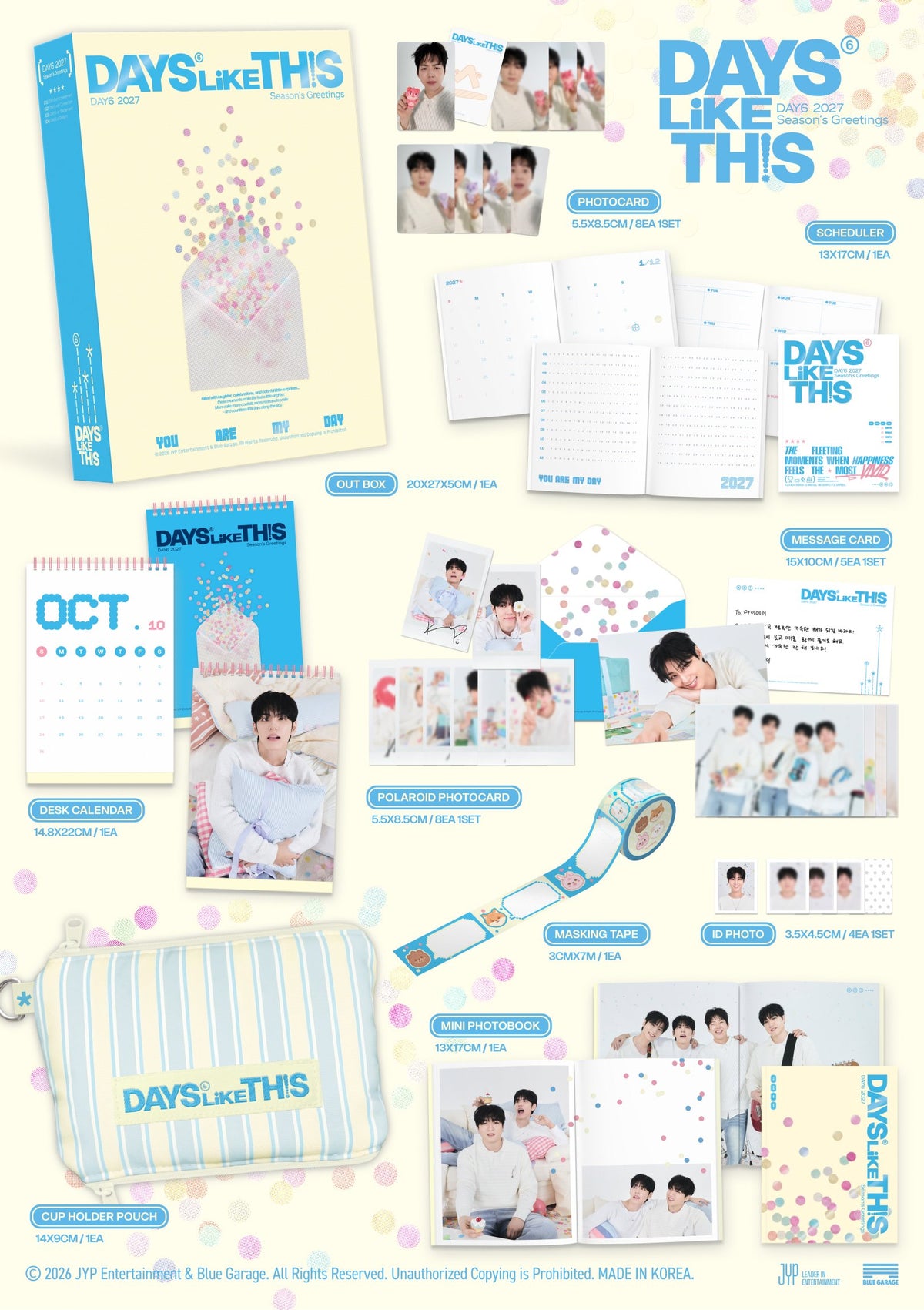 [PRE-ORDER] DAY6 2027 Seasons Greetings 'DAYS LIKE THIS'