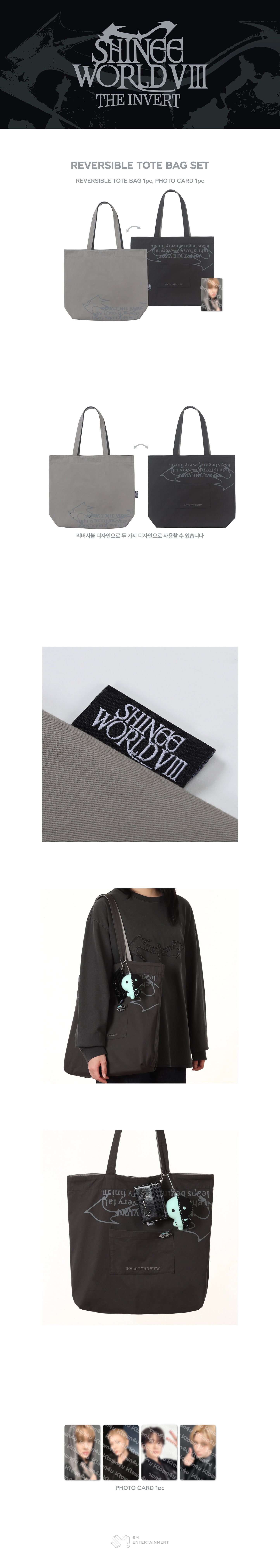[PRE-ORDER] Reversible Tote Bag Set - SHINee 2026 World Tour [THE INVERT] MD
