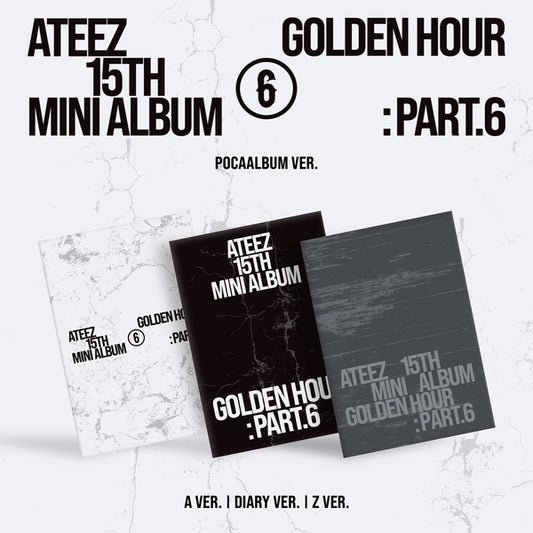 [PRE-ORDER] ATEEZ 15th Mini Album - GOLDEN HOUR : Part 6 (POCAALBUM Ver.) (w/ Pre-Order Benefit)