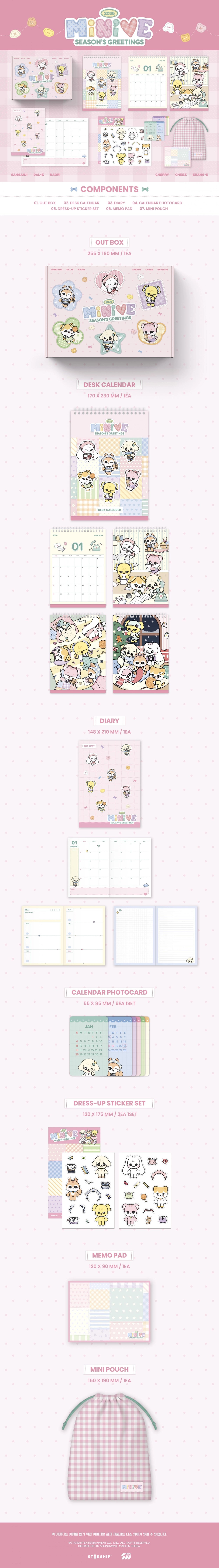 IVE MINIVE 2026 Seasons Greetings