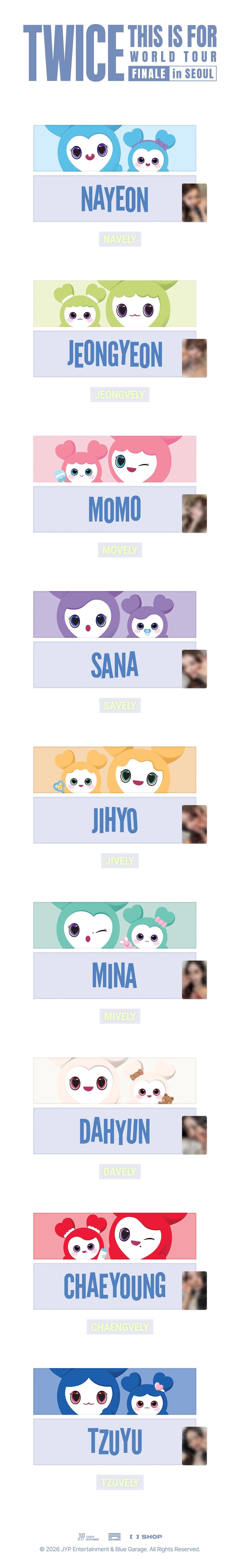 [PRE-ORDER] Lovely Slogan - TWICE 2026 World Tour 'THIS IS FOR' Finale in Seoul MD