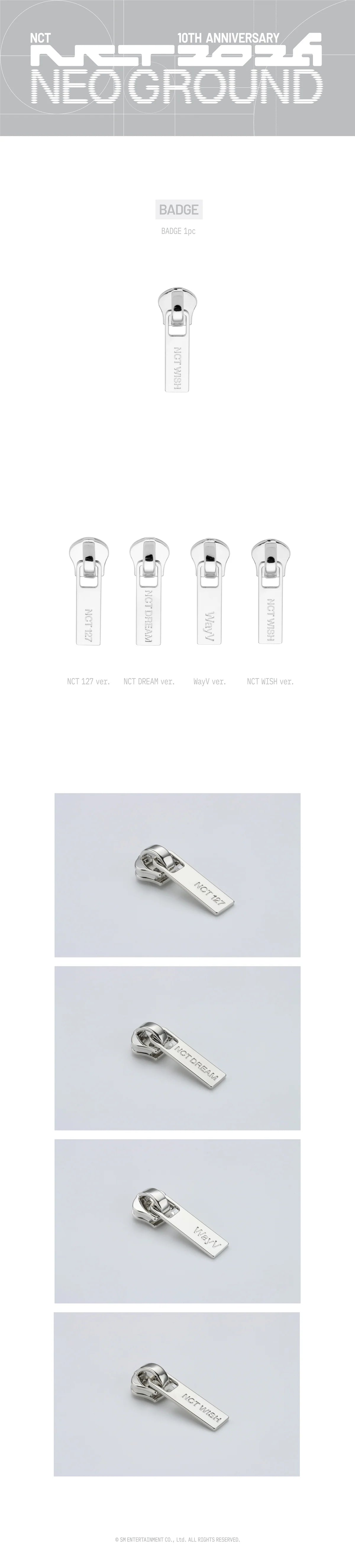 [PRE-ORDER] Badge - 2026 NCT 10TH ANNIVERSARY [NCT 2026] POP UP : NEO GROUND