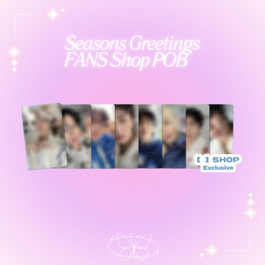 [PRE-ORDER] Stray Kids Seasons Greetings 'STARLIGHT SUPPER CLUB' FANS Shop POB Benefit Photocard