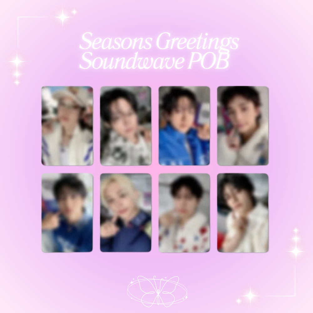 [PRE-ORDER] Stray Kids Seasons Greetings 'STARLIGHT SUPPER CLUB' Soundwave POB Benefit Photocard