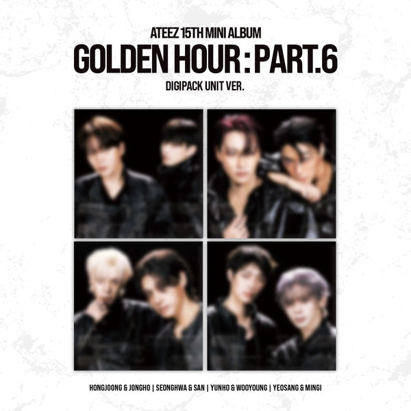 [PRE-ORDER] ATEEZ 15th Mini Album - GOLDEN HOUR : Part 6 (DIGIPACK UNIT Ver.) (w/ Pre-Order Benefit)