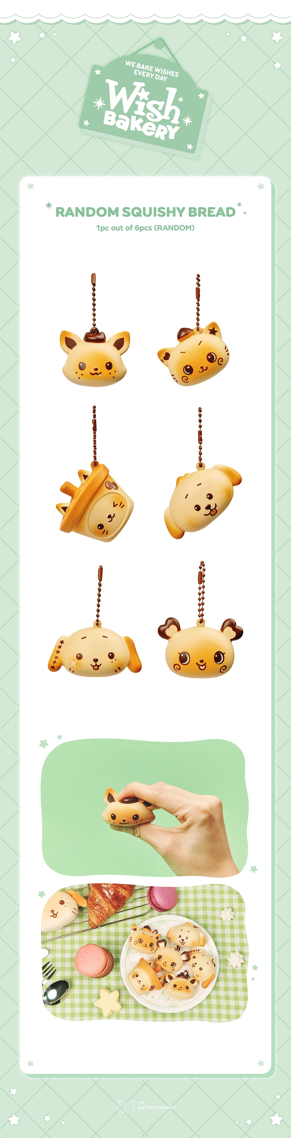 [PRE-ORDER] Random Squishy Bread - NCT Wish 2026 Pop Up [WISH BAKERY] MD