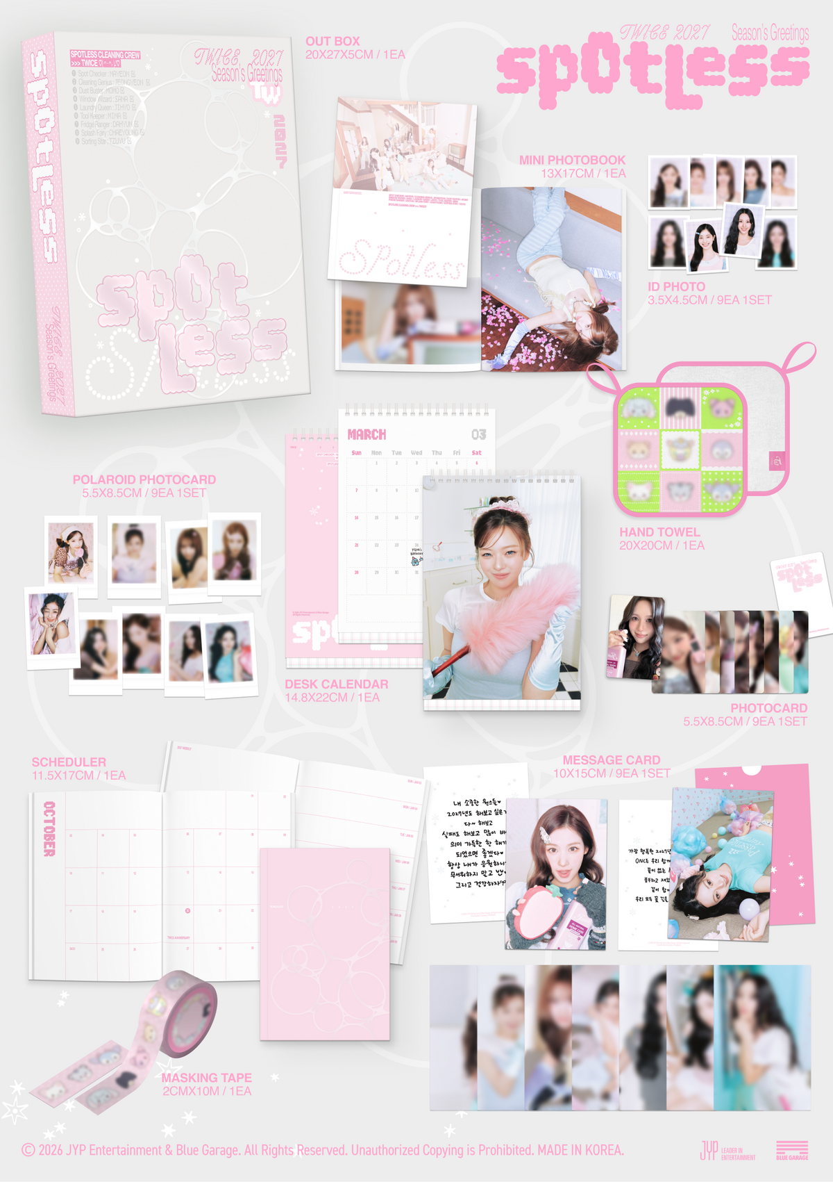 [PRE-ORDER] TWICE 2027 Seasons Greetings 'Spotless'