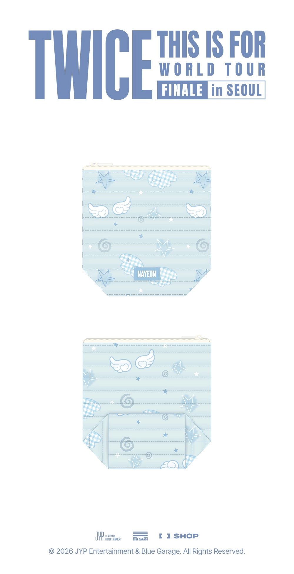 [PRE-ORDER] Nayeon Quilted Pouch - TWICE 2026 World Tour 'THIS IS FOR' Finale in Seoul MD