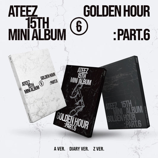 [PRE-ORDER] ATEEZ 15th Mini Album - GOLDEN HOUR : Part 6 (w/ Pre-Order Benefit)