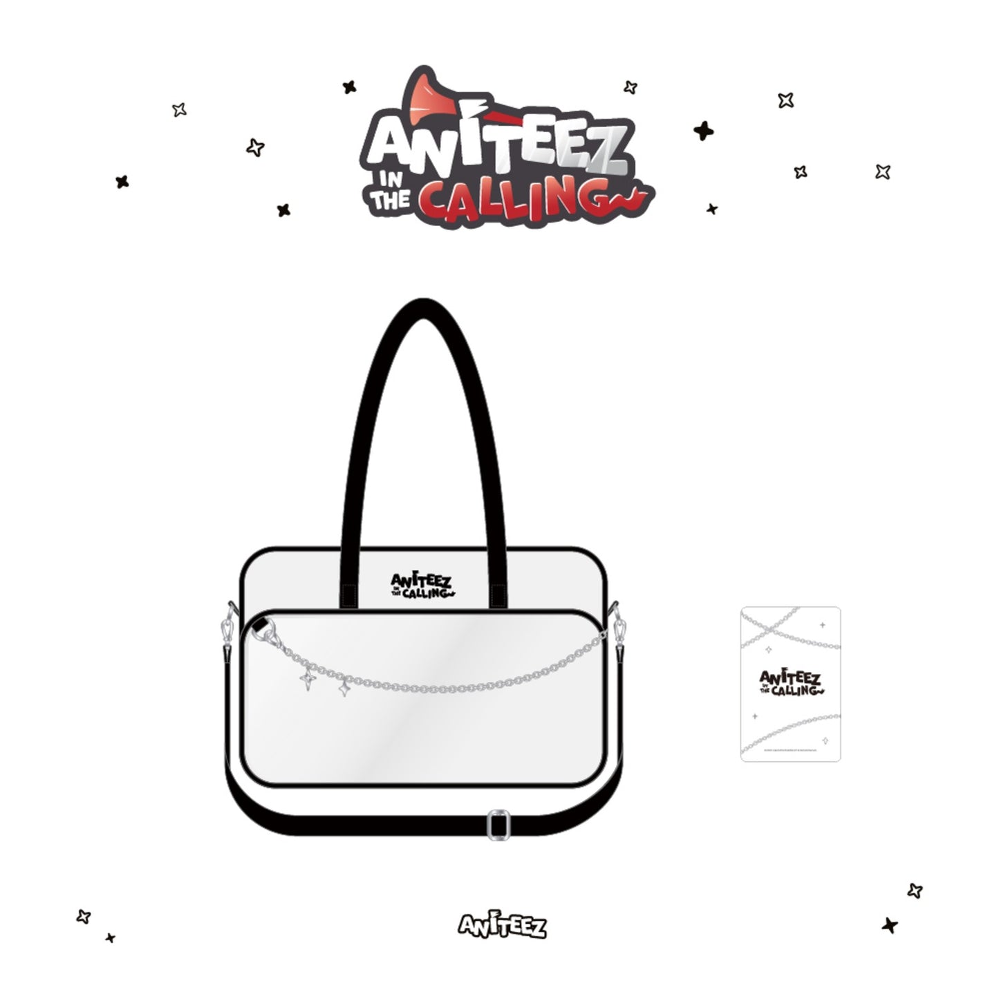 [PRE-ORDER] PVC Pocket Shoulder Bag - ATEEZ x ANITEEZ [ANITEEZ in the Calling MD]