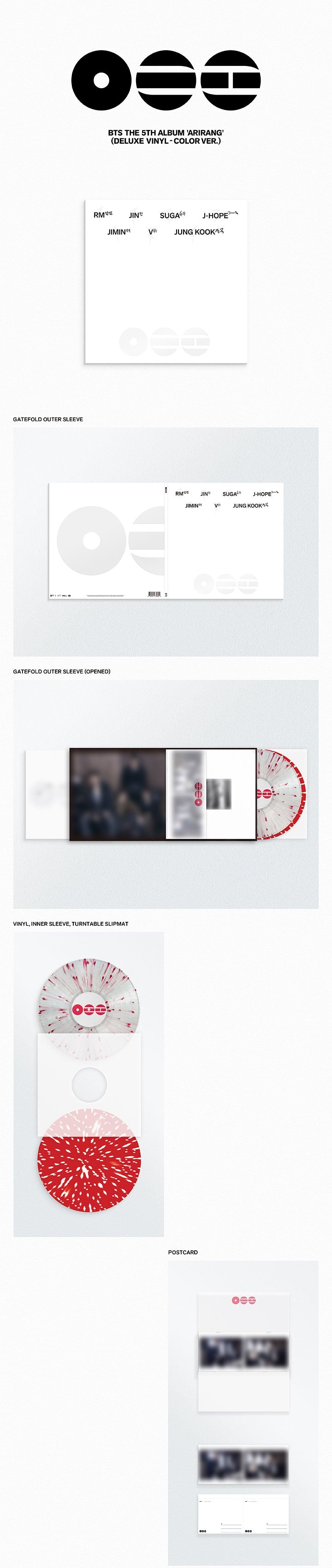 [PRE-ORDER] BTS 5th Album - ARIRANG Deluxe Vinyl (B&W & Color Ver.)