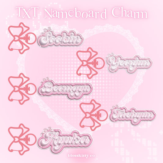 TXT Nameboard Charm