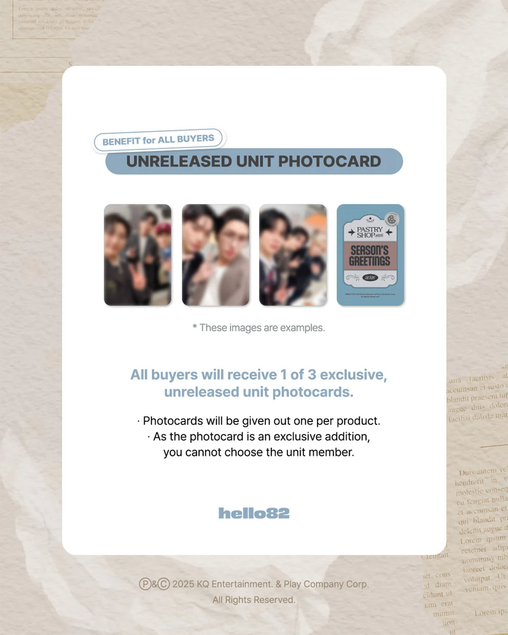 [PRE-ORDER] ATEEZ 2026 Seasons Greetings 'Pastry Shop'