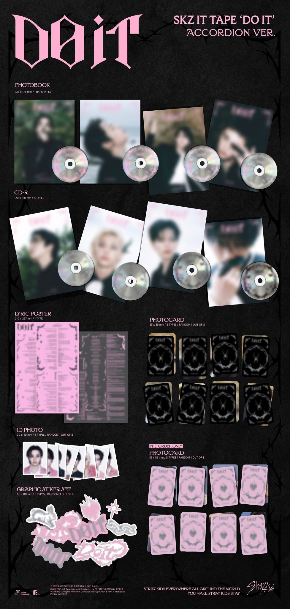 [PRE-ORDER] Stray Kids IT TAPE 'DO IT' (ACCORDIAN Ver.)