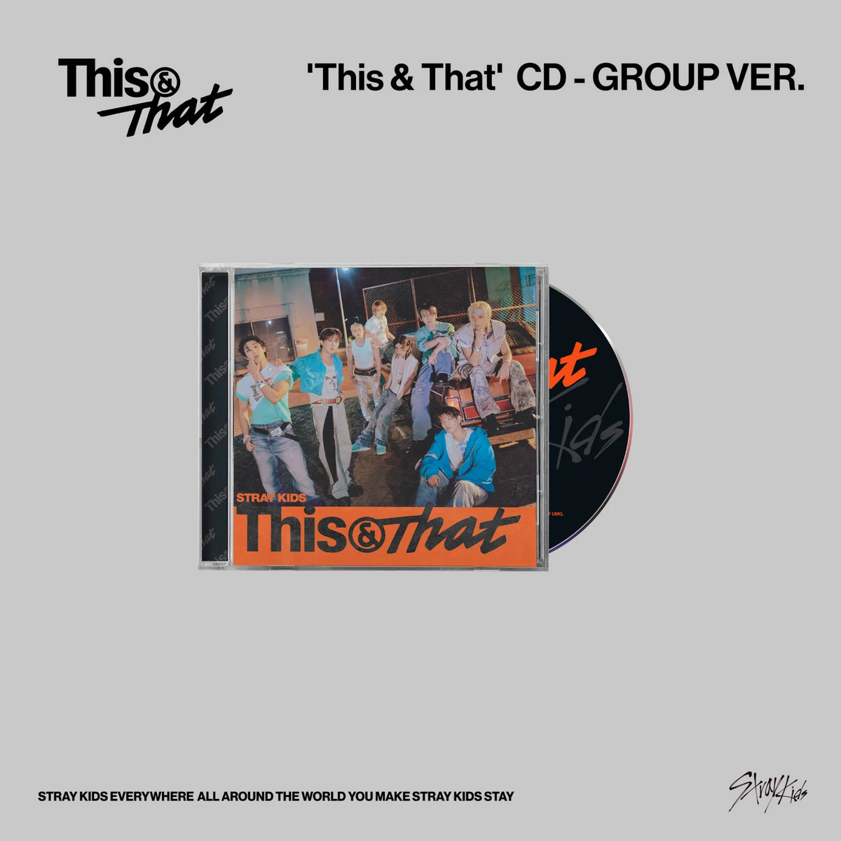 Stray Kids 10th Mini Album - THIS & THAT (Group Ver. CD) (USA Exclusive)