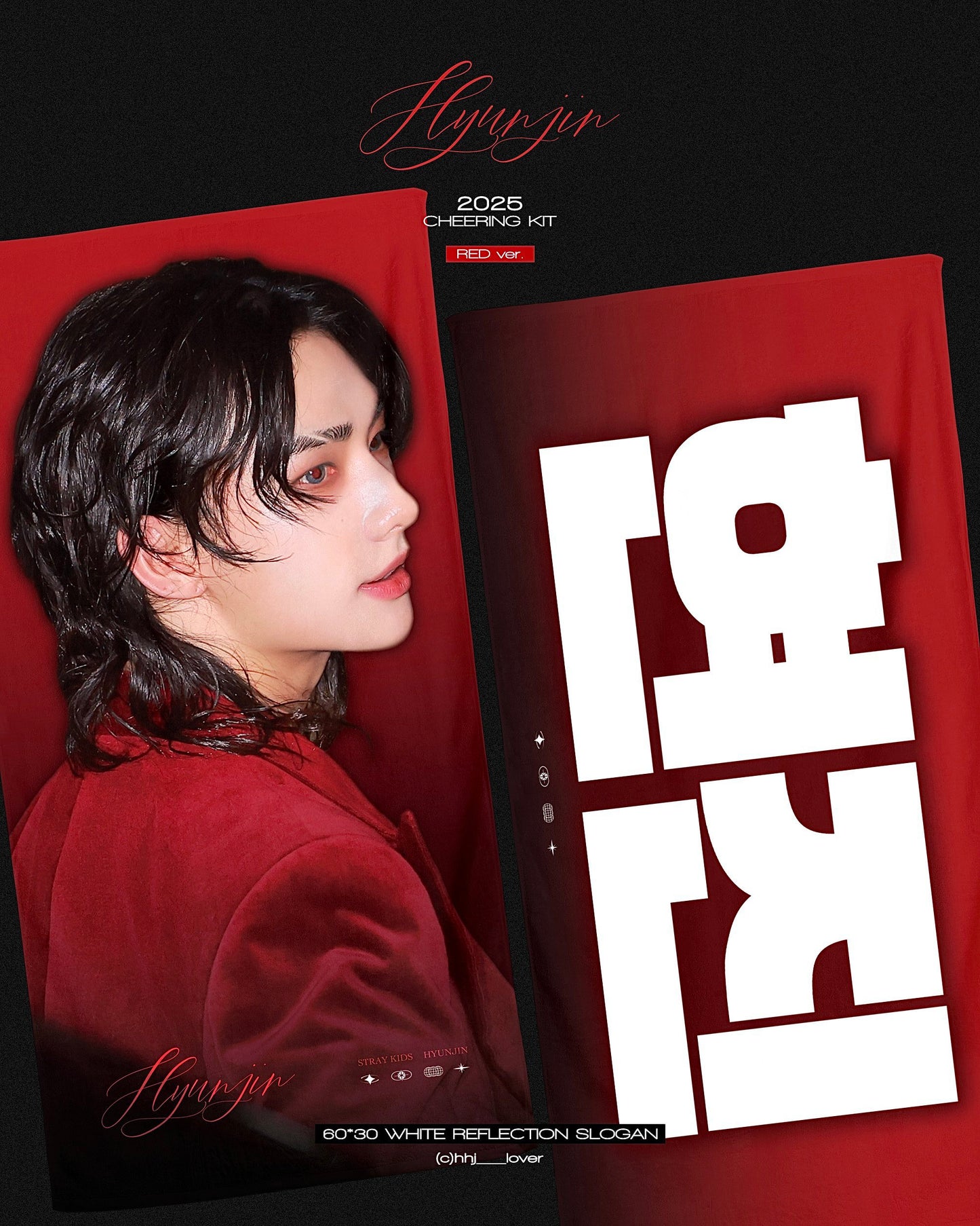 [PRE-ORDER] Stray Kids Hyunjin 2026 Cheering Kit - Red Ver.