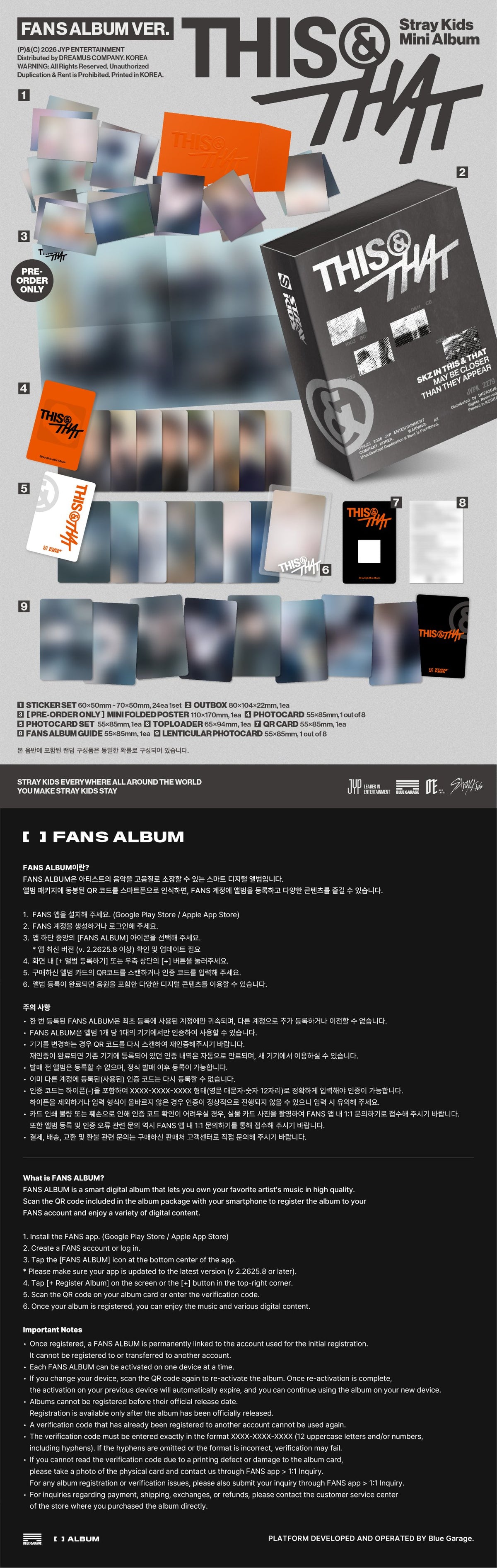 Stray Kids 10th Mini Album - THIS & THAT (FANS Ver.)